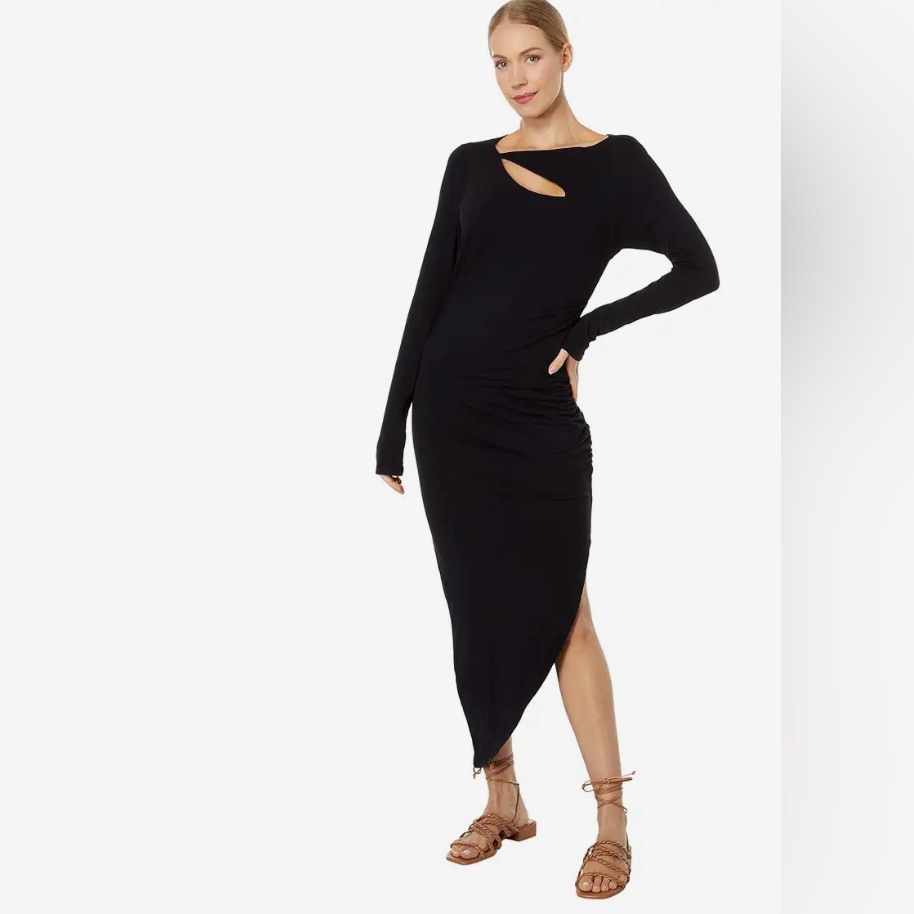 #53 Sundry Drape Cutout Dress